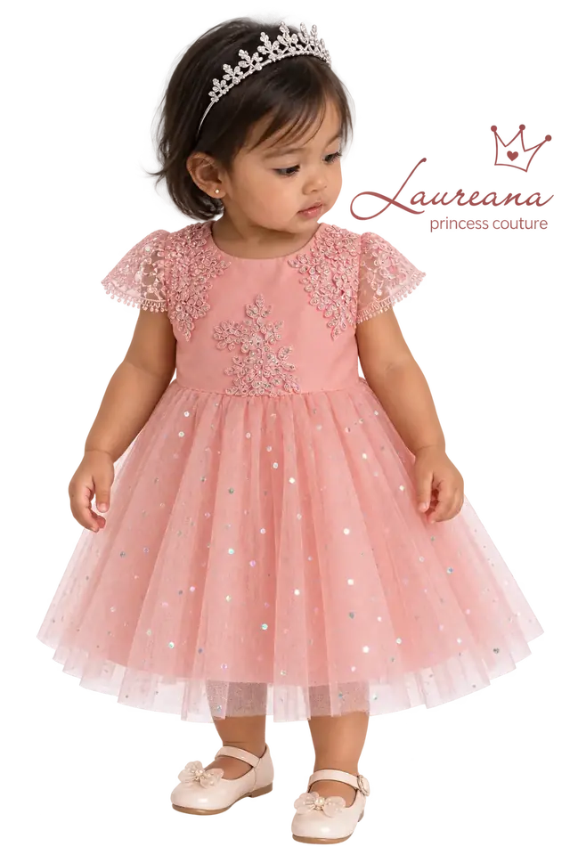 Vestido Fiesta Beba Sofi Talle 12 meses