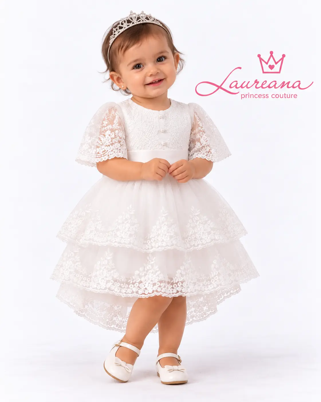 Vestido de Fiesta Beba Juana 12 meses