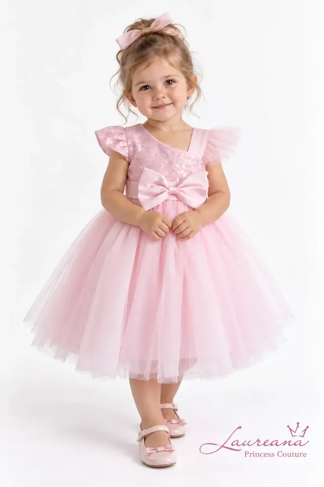 Vestido de Fiesta Niña Rosa 2 a 3 años