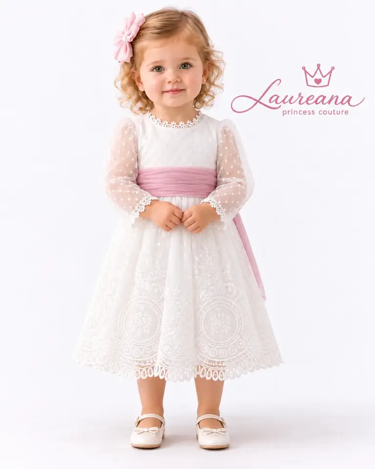 Vestido de Fiesta Niña Plumeti 2 años