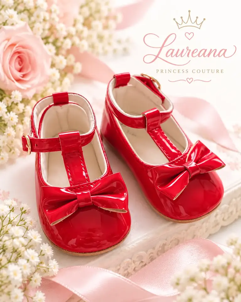 Zapatitos de Beba Rojos 12 meses