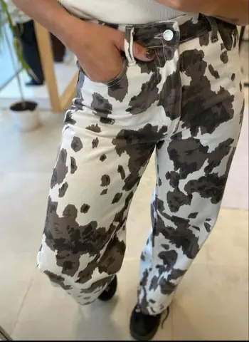 Jeans Cow Print