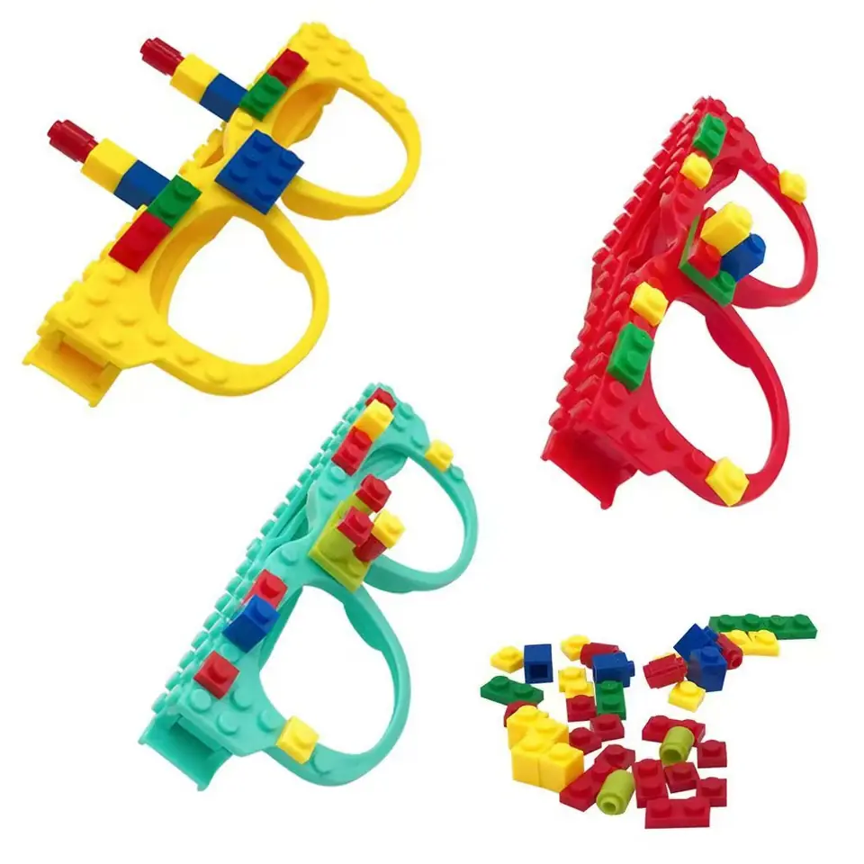 Gafas de Bloques de Construcción lego creativos.