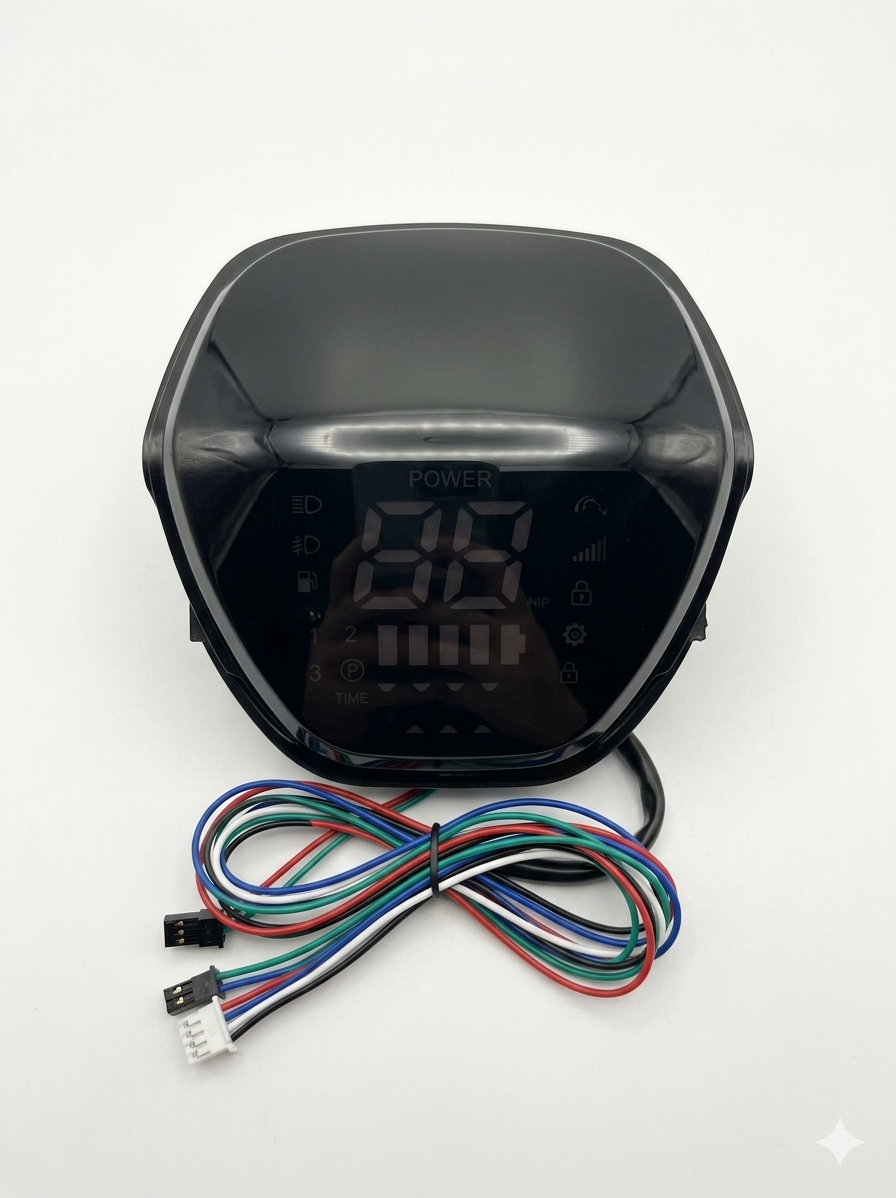 Pantalla Display Digital LCD Universal para Bicicleta Eléctrica y Scooter