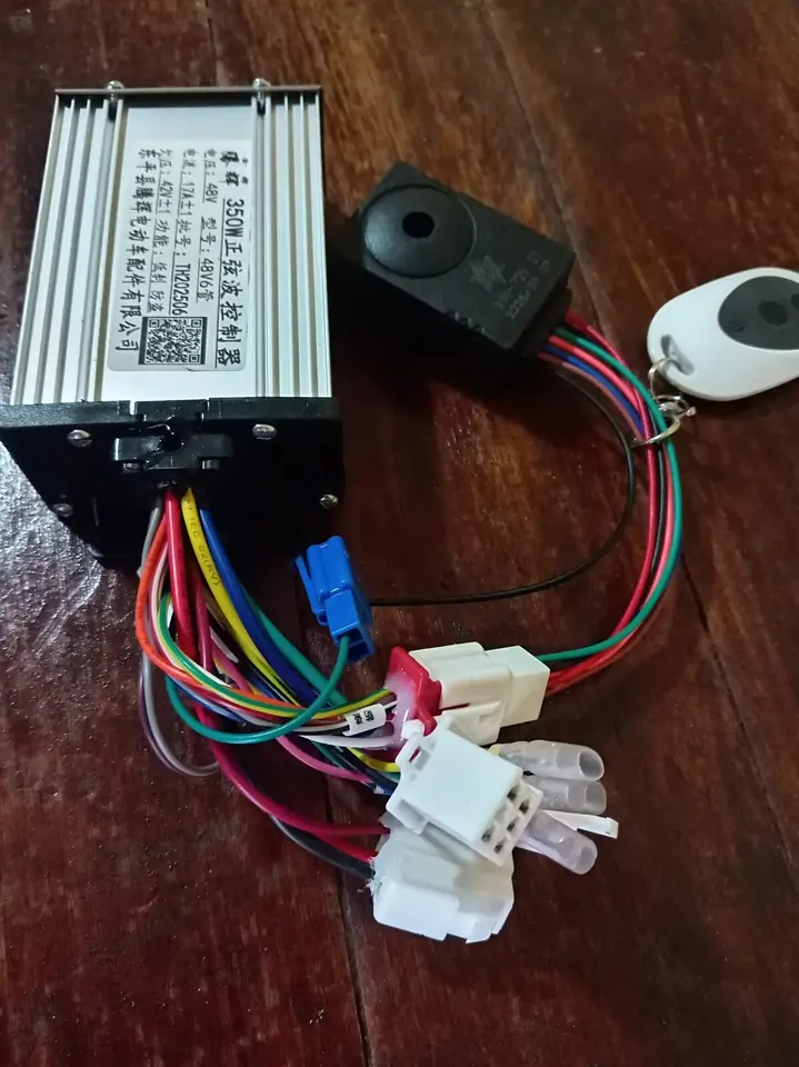 Controlador 350W 48V Onda Senoidal Bicicleta Eléctrica Con Alarma