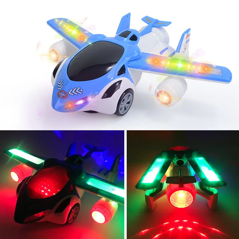 Avión de Policía de Universal para Acrobacias con luz y sonido..