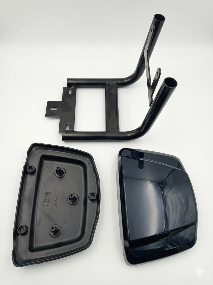 Kit Estructura Soporte Respaldo Trasero Y Tapas Bicicleta Eléctrica