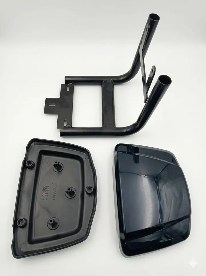 Kit Estructura Soporte Respaldo Trasero Y Tapas Bicicleta Eléctrica