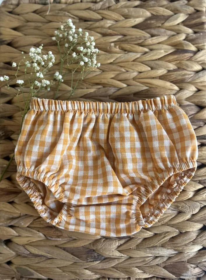 Bloomer Vichy Lino Mostaza