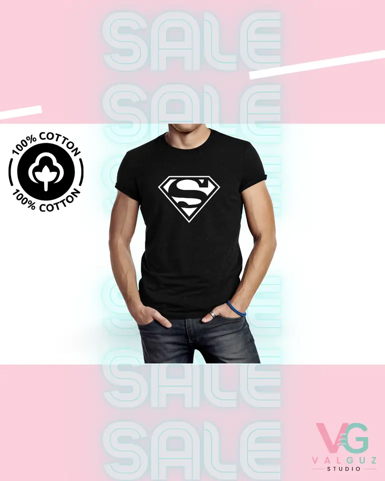 Remera Manga corta - Superman 100% Algodón