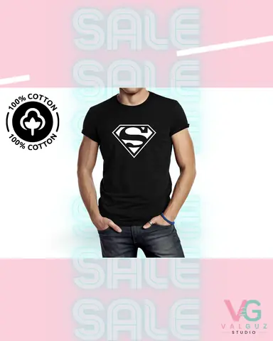Remera Manga corta - Superman 100% Algodón