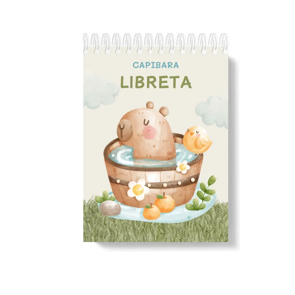 Libreta Capibara A6 Mod. N°3