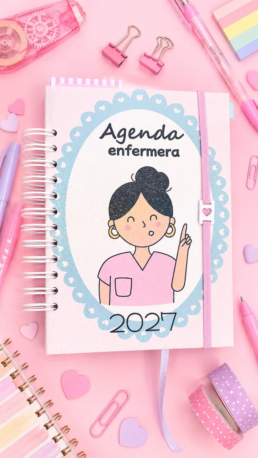 Agenda Enfermeria 2 días por página