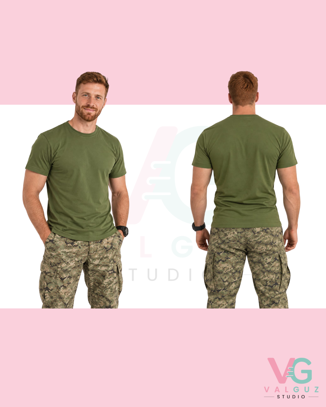 Remera Classic Unisex – Verde Militar