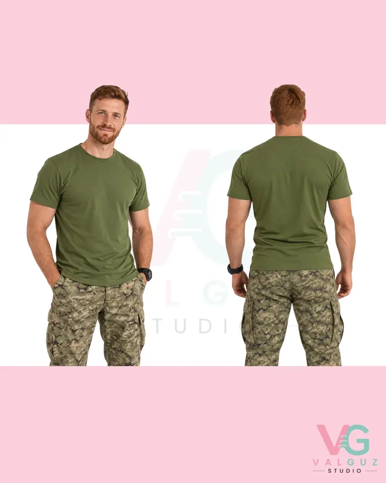 Remera Classic Unisex – Verde Militar