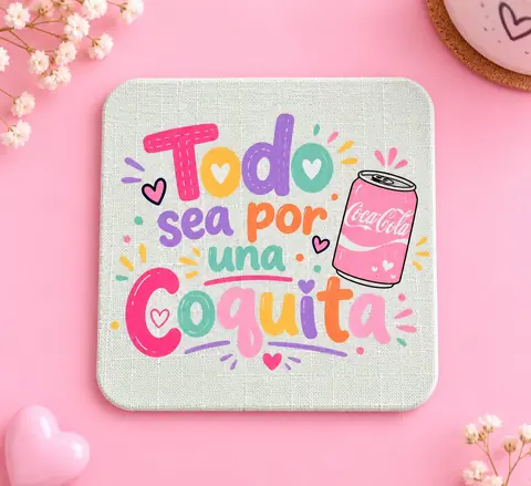 Posavasos sublimado personalizado