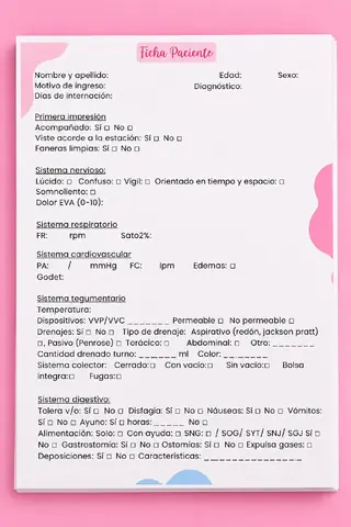 Block valoración de enfermería estudiantes