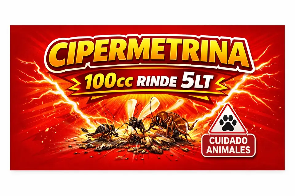 Cipermetrina 100cc (pack 12)