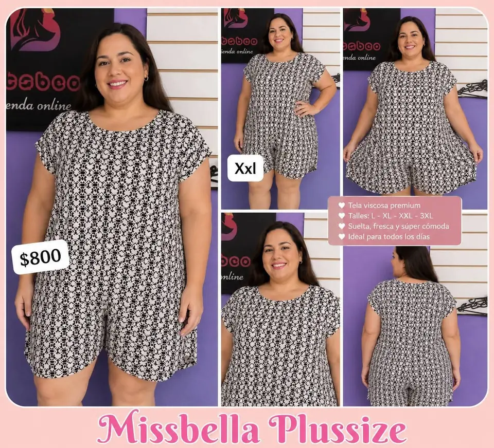 Mono corto XXL