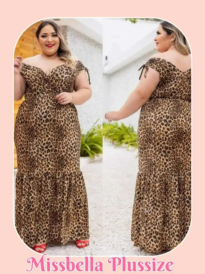 Vestido animal print