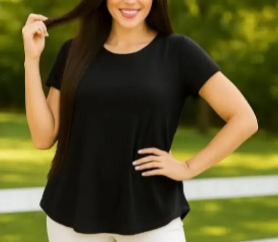 Remera básica negra