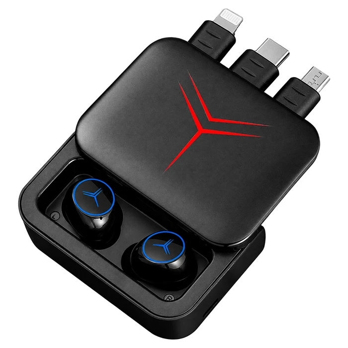 Auriculares M88 Plus TWS Inalámbricos Bluetooth 5.3, con Estuche de Carga, Display LED y Función de Powerbank con 3 Conectores