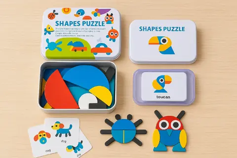 Shapes Puzzle – Rompecabezas de Figuras Geométricas