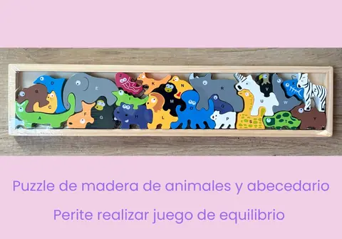 PUZZLE DE MADERA GRANDE ANIMALES