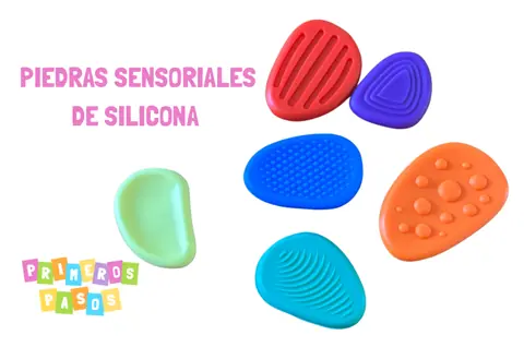 PIEDRAS SENSORIALES TEXTURADAS DE SILICONA
