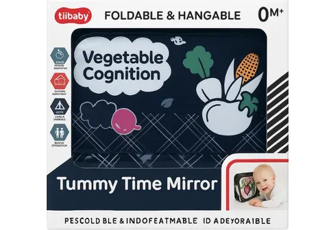 Libro de Alto contraste 3 en 1  - Vegetales.