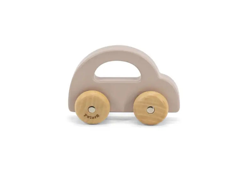 AUTITO DE MADERA- POLAR B - BEIGE