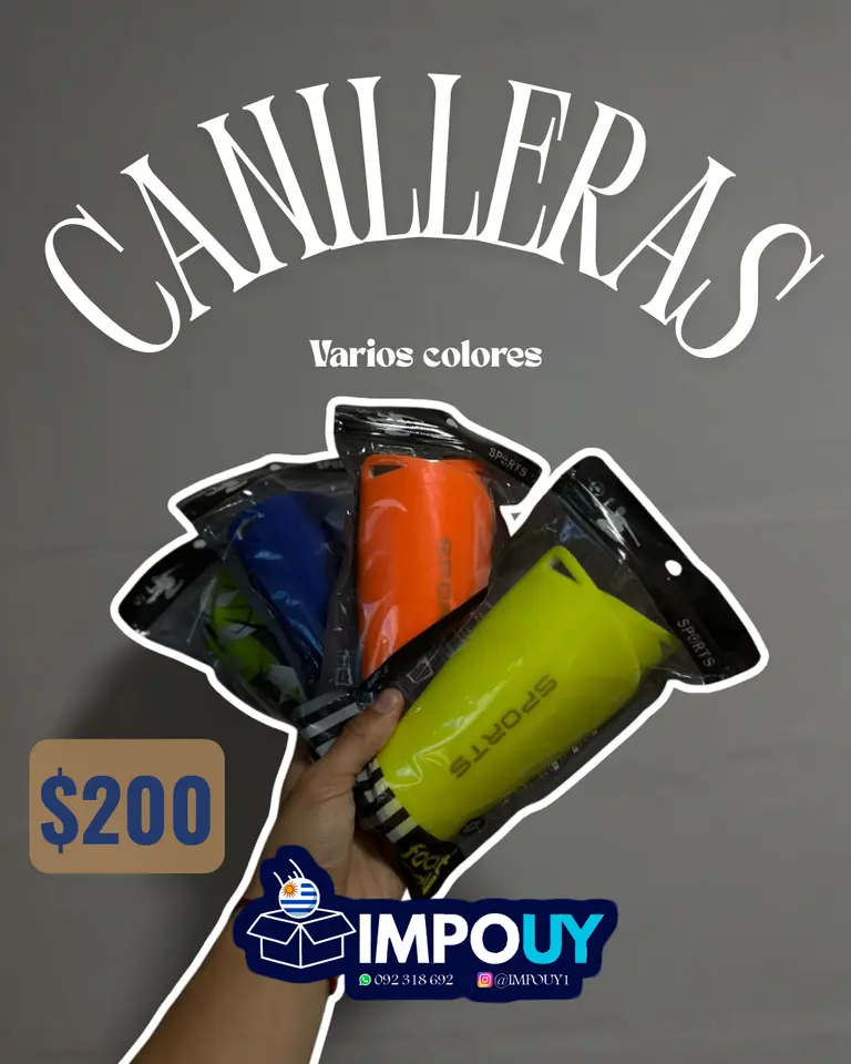 Canilleras de Fútbol - Colores Surtidos
