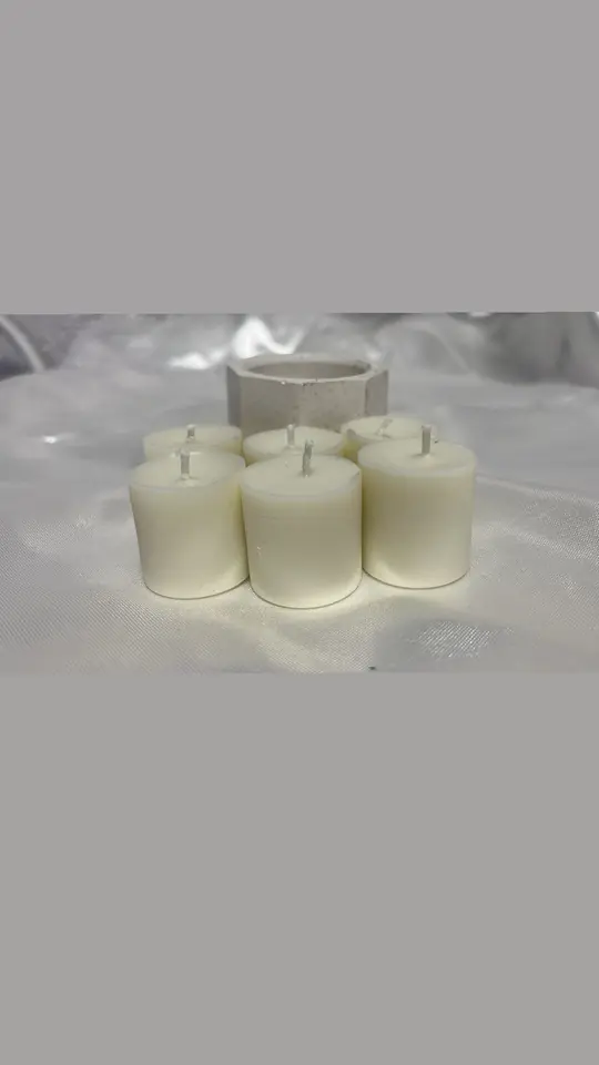 Set x 6 velitas + porta velas