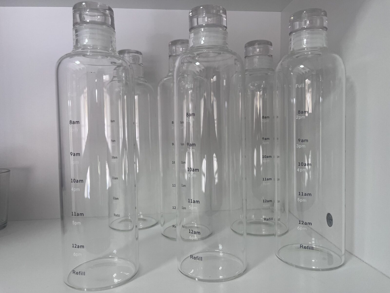 Botella vidrio minimalista 500 ml