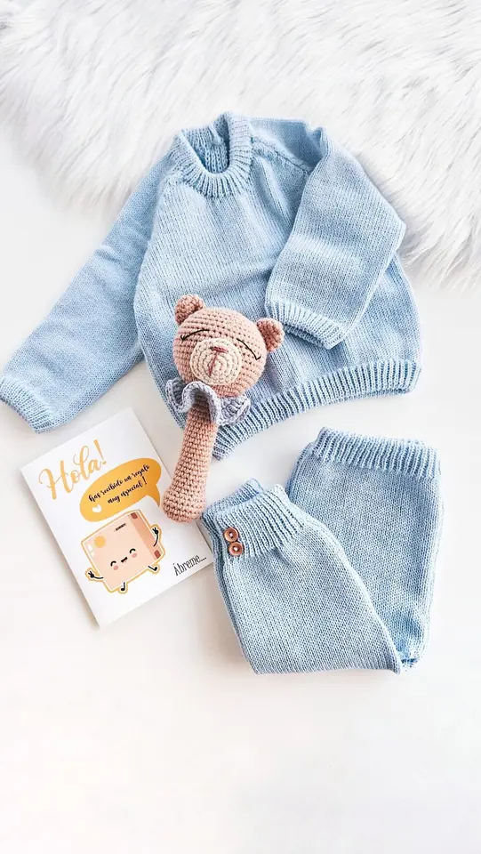 Conjunto Primera Muda + Sonajero