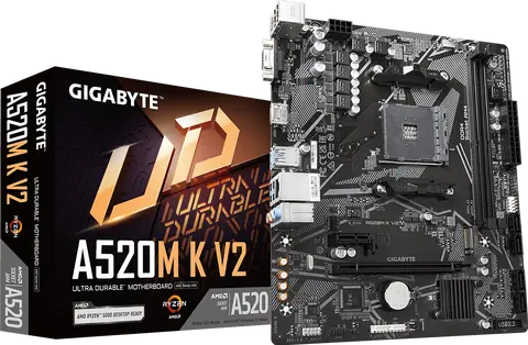 Motherboard Gigabyte A520M K V2 (AM4 / A520 / Micro-ATX)