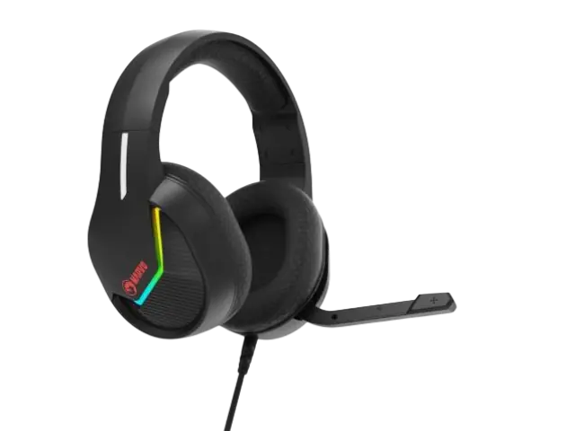 Auricular Gamer USB 2.0 Mic H8618 Tactic 40 Negro Marvo