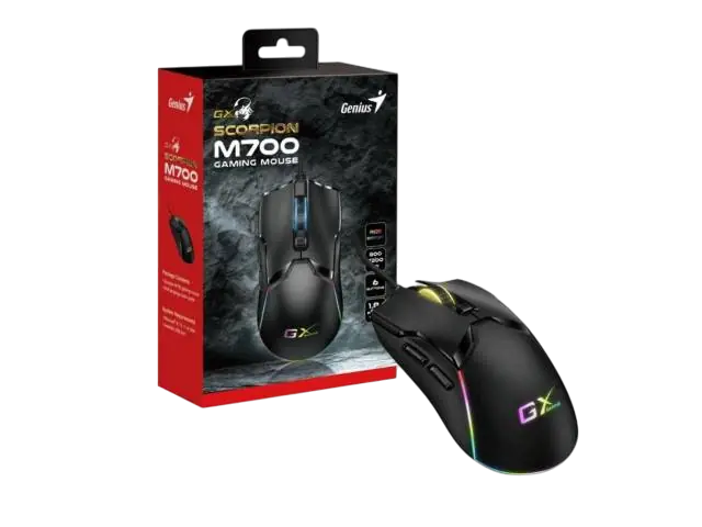 Mouse Gamer Scorpion M700 USB Negro Genius