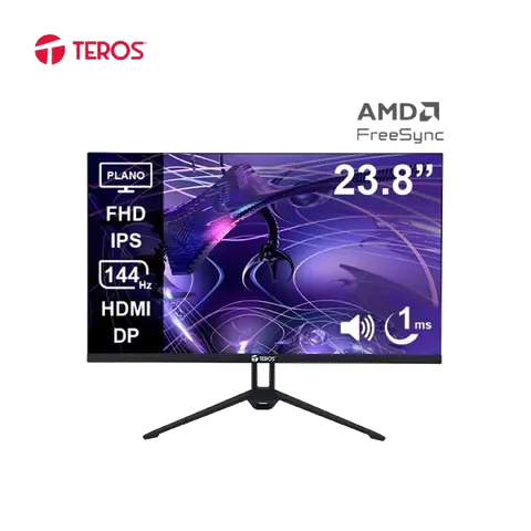 MONITOR PLANO TEROS 23.8" FHD IPS