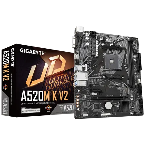 Motherboard Gigabyte A520M K V2 (AM4 / A520 / Micro-ATX)