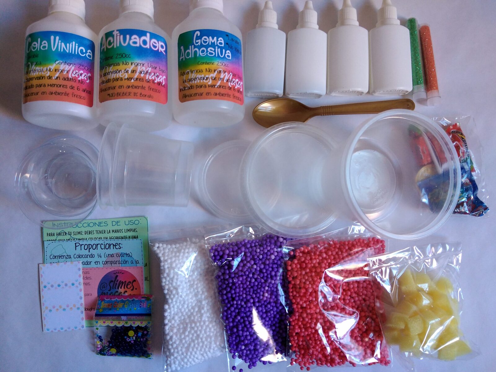 Kit Mediano para hacer Slimes