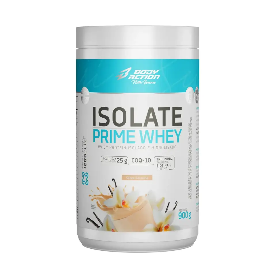 Proteína de suero | Aislado de suero Prime | 25 g de proteína | 900 g - Bodyaction