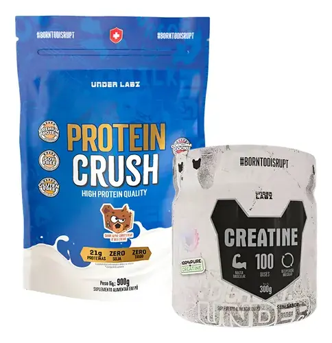 CREATINE 100% PURE+PROTEINA 900G