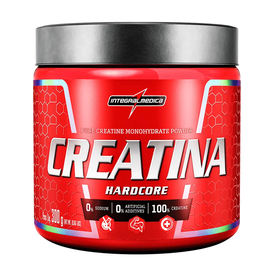 Creatina Monohidratada Hardcore – Integralmedica (100 % pura)