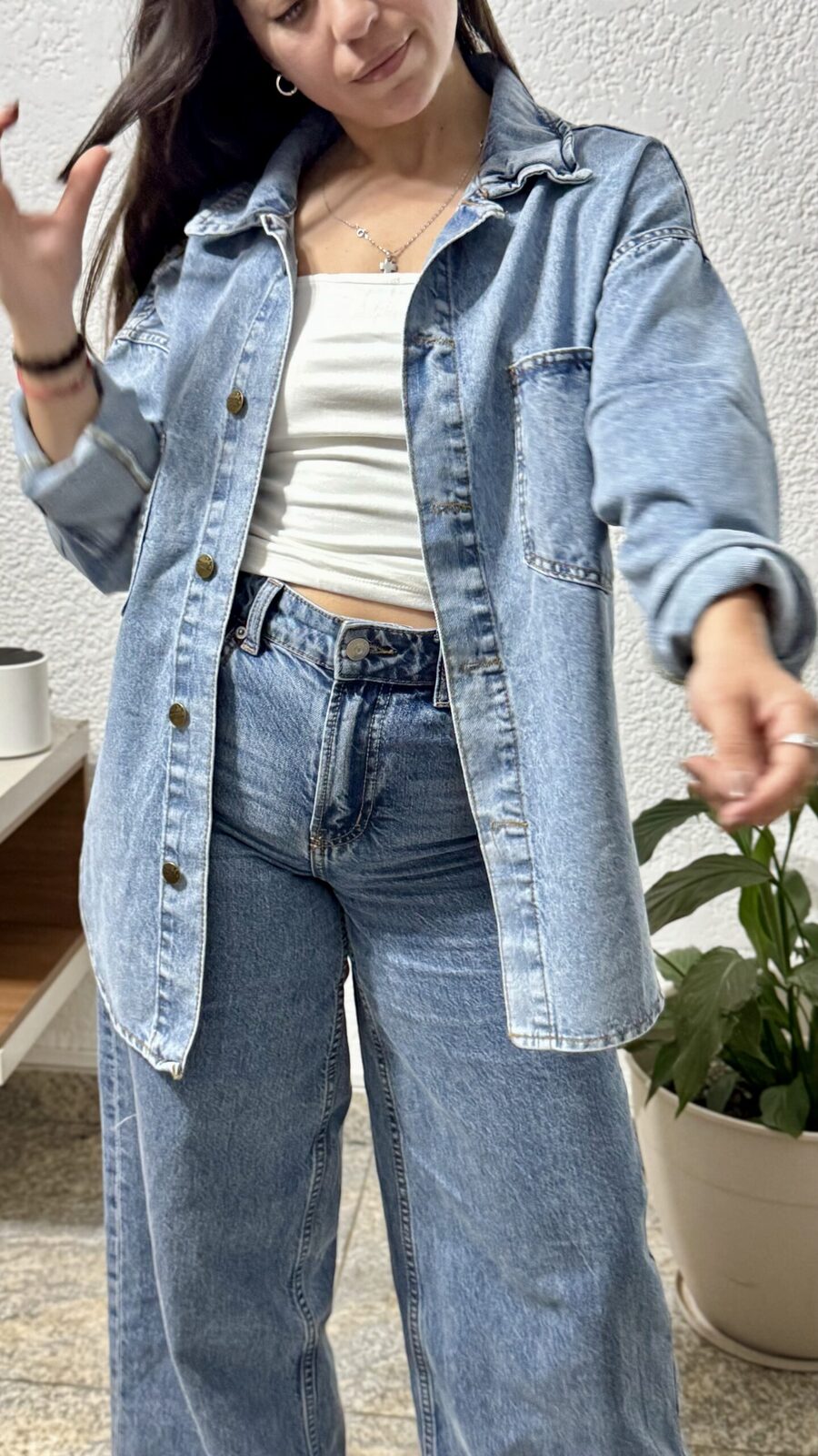 Sobre Camisa Denim Light