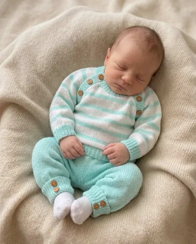 Conjunto Mónaco - Talles 0/3 y 3/6M