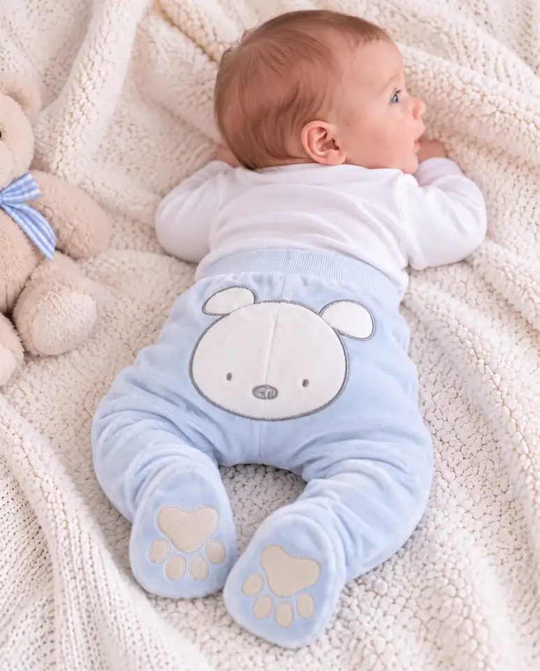 Pelele Osito - Plush  - Talles 0, 1 y 3