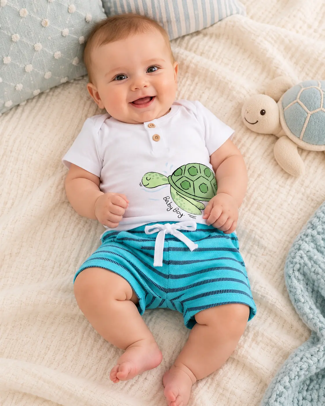 Conjunto Tortuga - Talle 3/6M