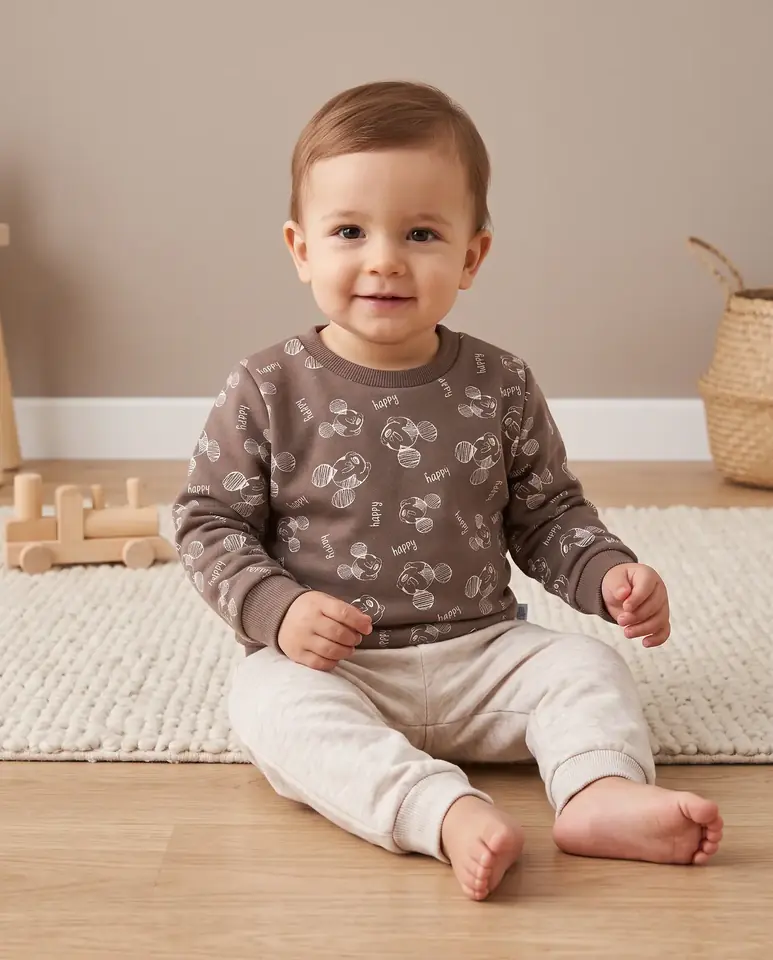 Conjunto Deportivo Afelpado - Talle 1 (12-18M)