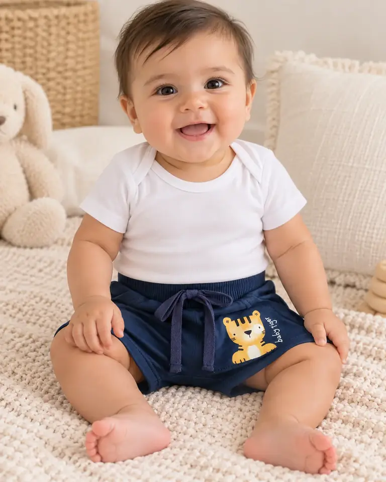 Short Baby Tiger - Talle 3/6M